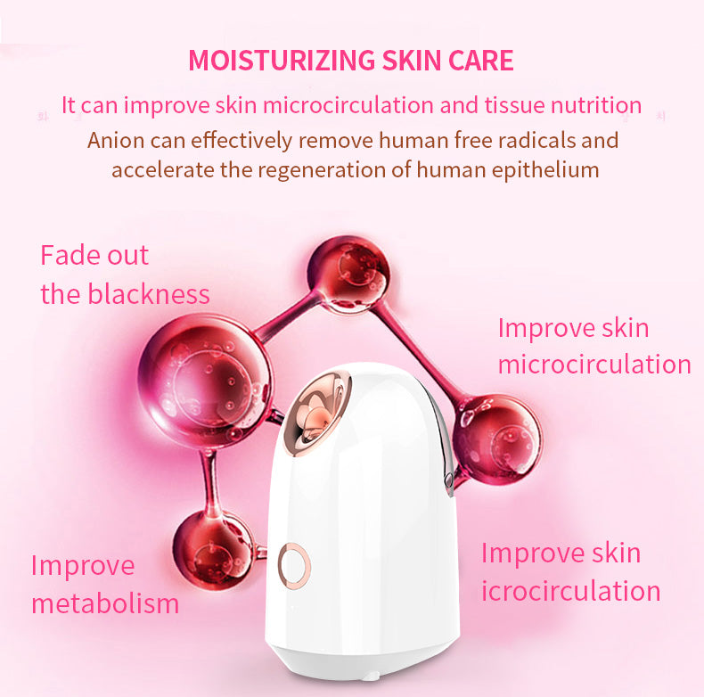 Thermal Spray Face Steamer | Z Series, White & Pink