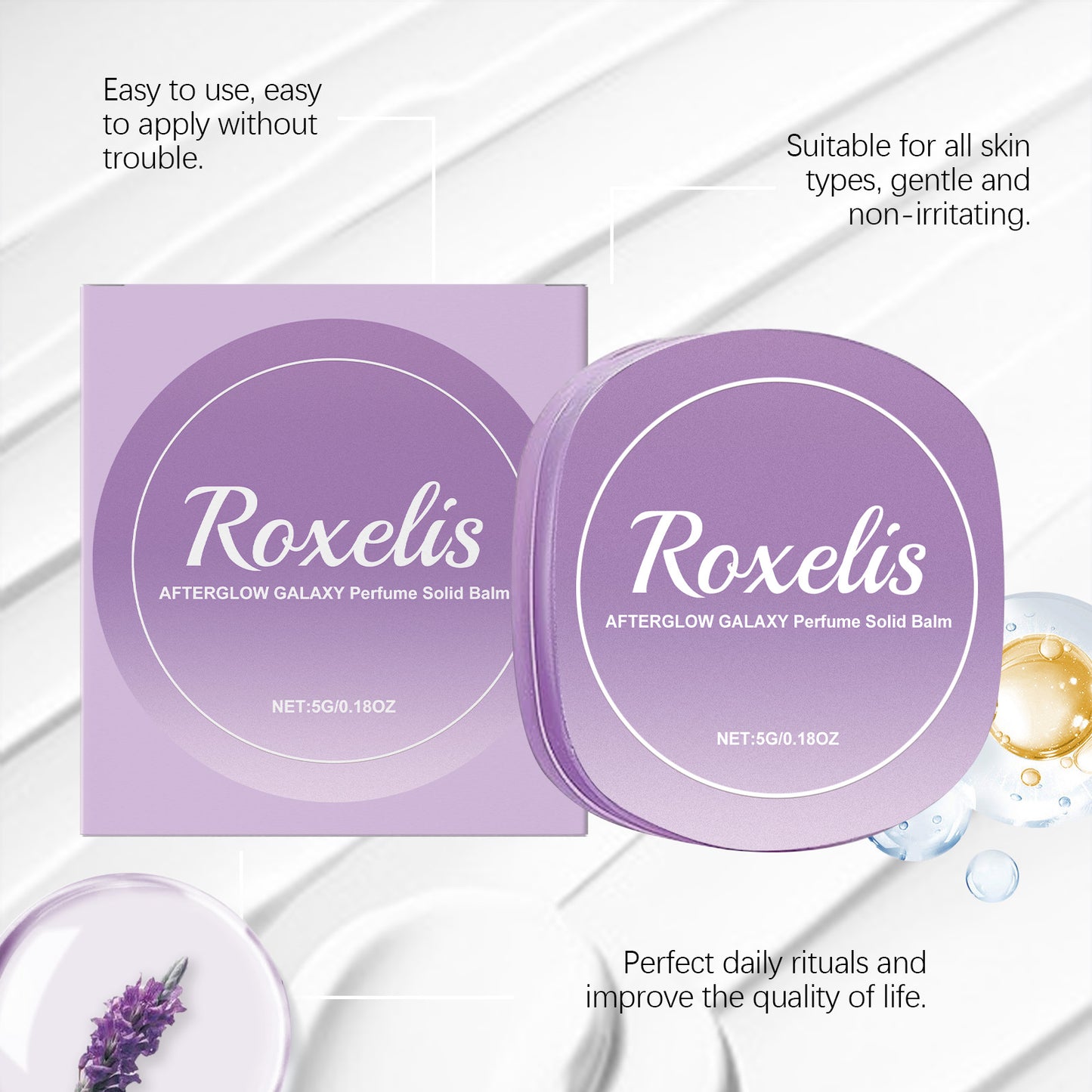 Lavender Solid Balm | Portable Everyday Fragrance