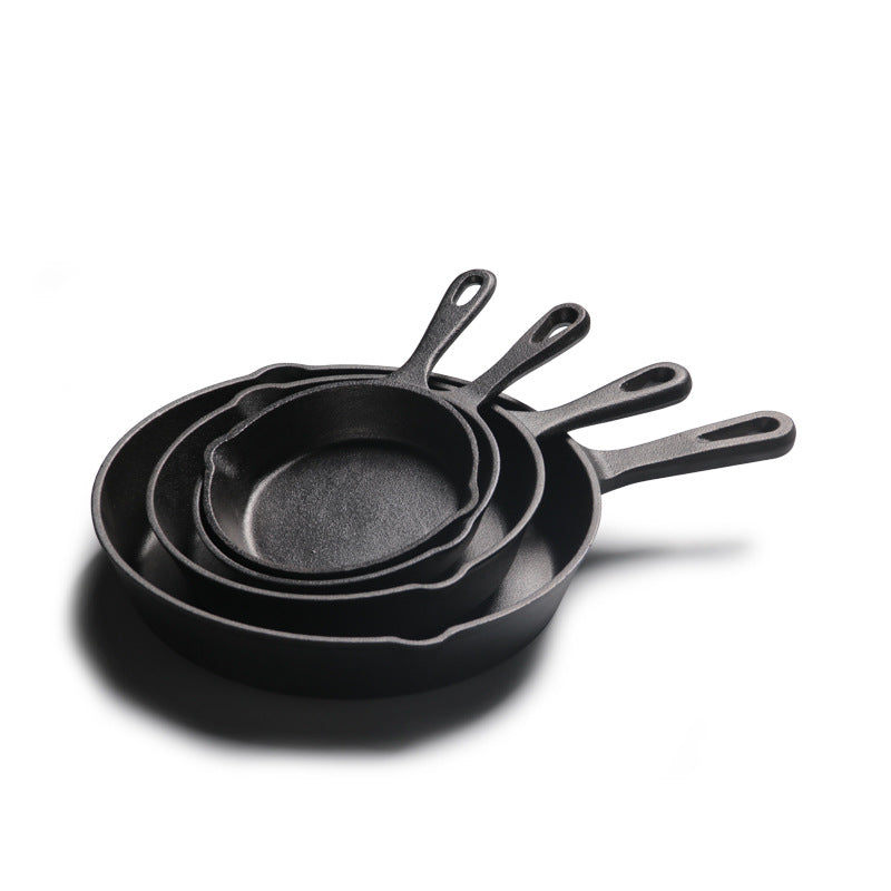 Cast Iron Frying Pan Set | Non-Stick, 14-26cm
