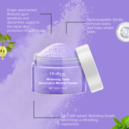 Whitening Tooth Powder | Oralhoe Purple Cleanser
