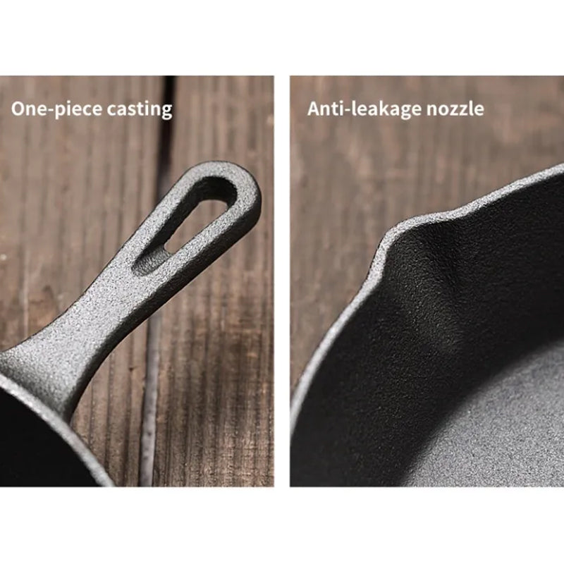 Cast Iron Frying Pan Set | Non-Stick, 14-26cm