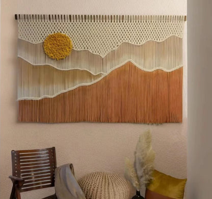 Pure Cotton Tapestry | Hand Dyed, Wall Carpet