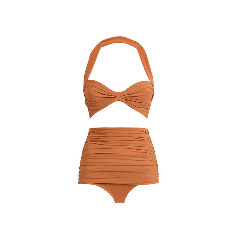 Polyester Beach Swimwear | High Waist, Women’s Bikini Set