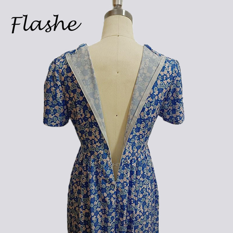 Four-Way Elastic V-Neck Dress | Red, Green, Blue, Sizes S-XXL