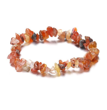 Natural Stone Beaded Bracelet | Irregular Crushed Stone