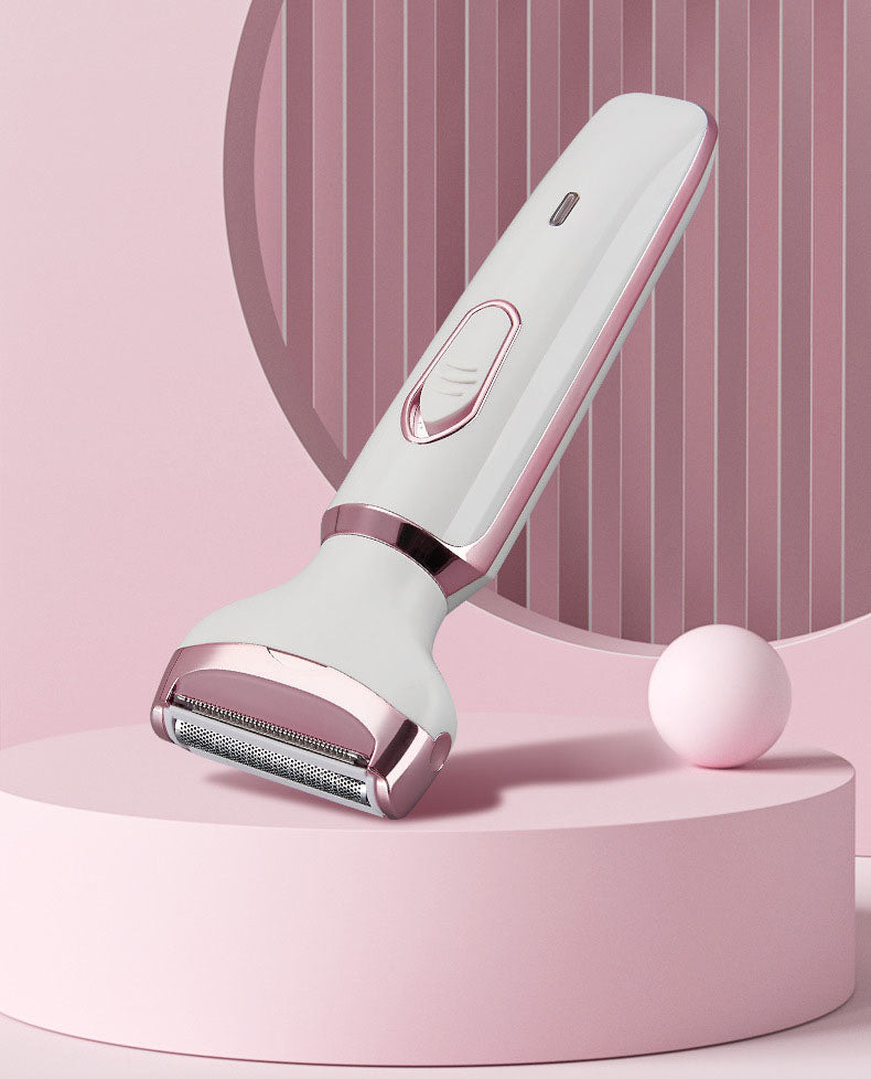 Stainless Steel Hair Remover | Rose Pink, USB Rechargeable