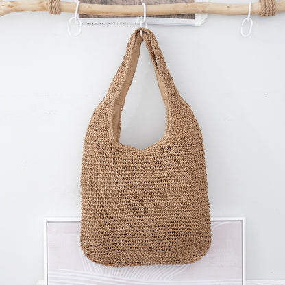 Paper Tote Bag | Black, Beige, Khaki, Urban Minimalist