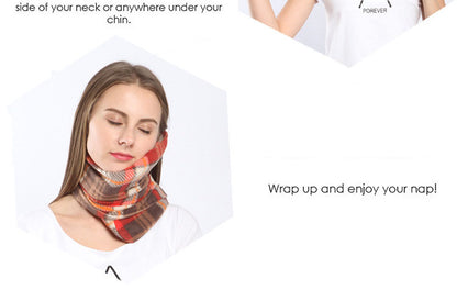 Pure Cotton Travel Pillow | Soft Neck Support