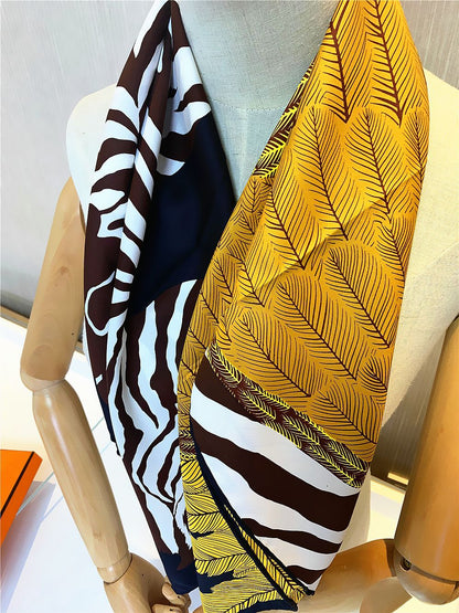 Silk Twill Square Scarf | Pegasus Angel Wings
