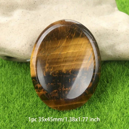 Quartz Massage Stone | Oval, Crystal Healing Decor