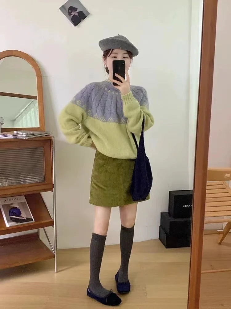 Crochet Sweater | Advanced Color Blocked Design