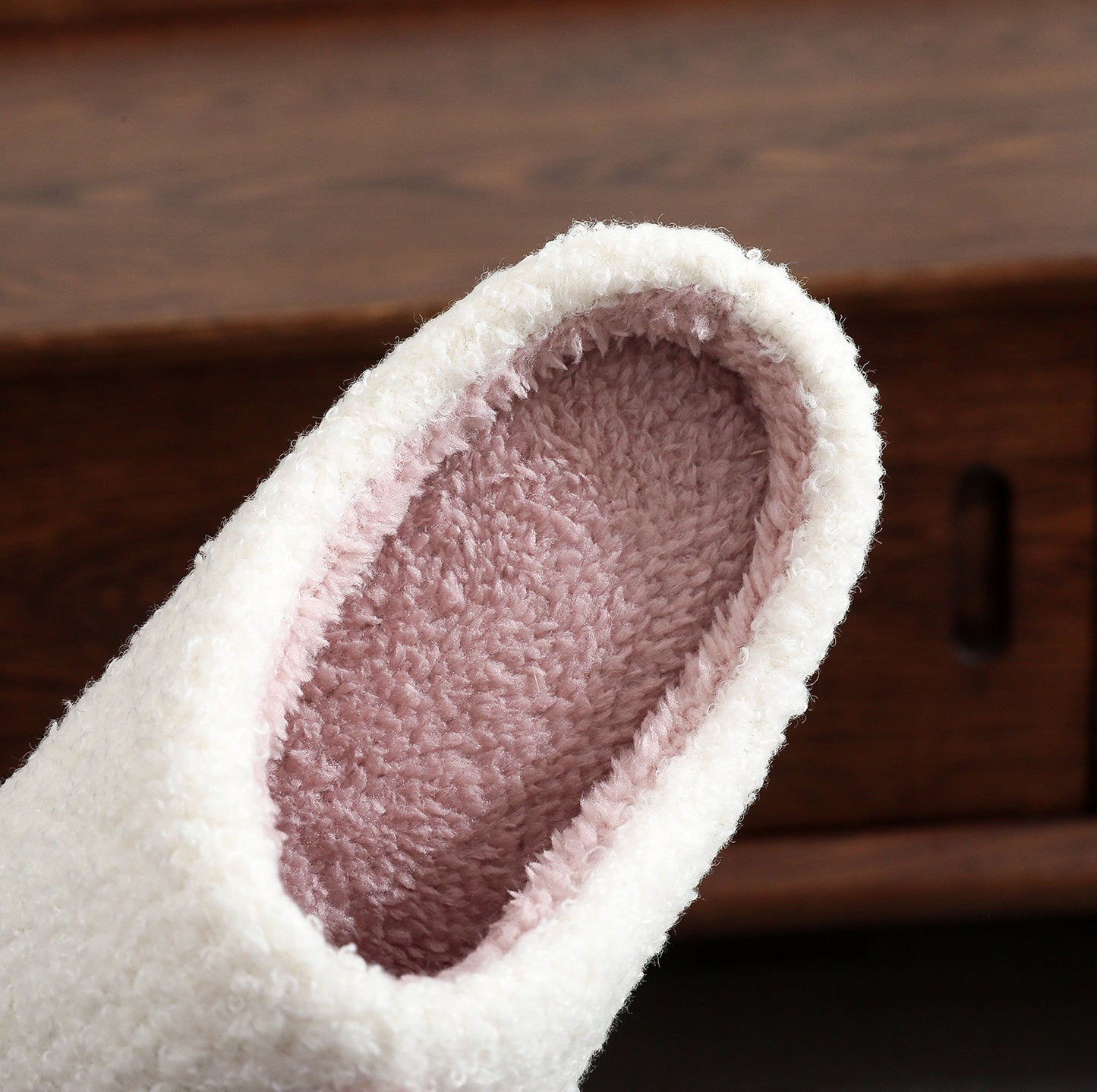 Faux Fur Home Slippers | Green, Orange, Unisex