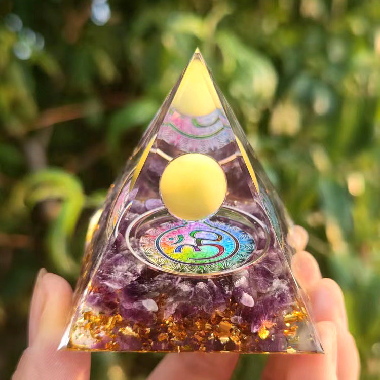 Synthetic Resin Pyramid | Handmade, 5CM to 10CM