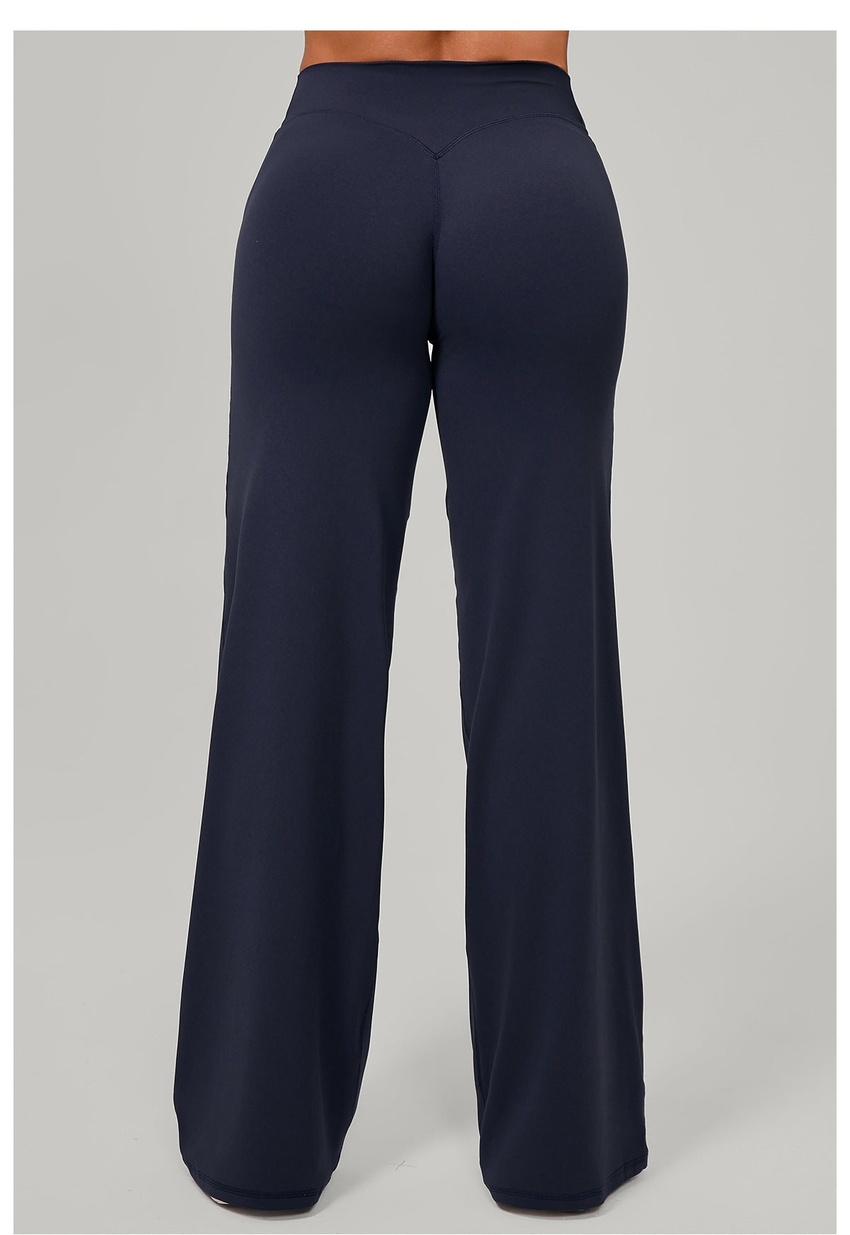Cotton Blend Yoga Pants | High-Waisted, Straight Leg