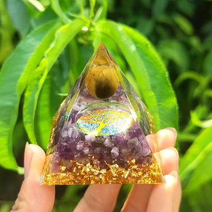 Synthetic Resin Pyramid | Handmade, 5CM to 10CM
