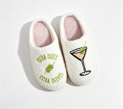 Faux Fur Home Slippers | Green, Orange, Unisex