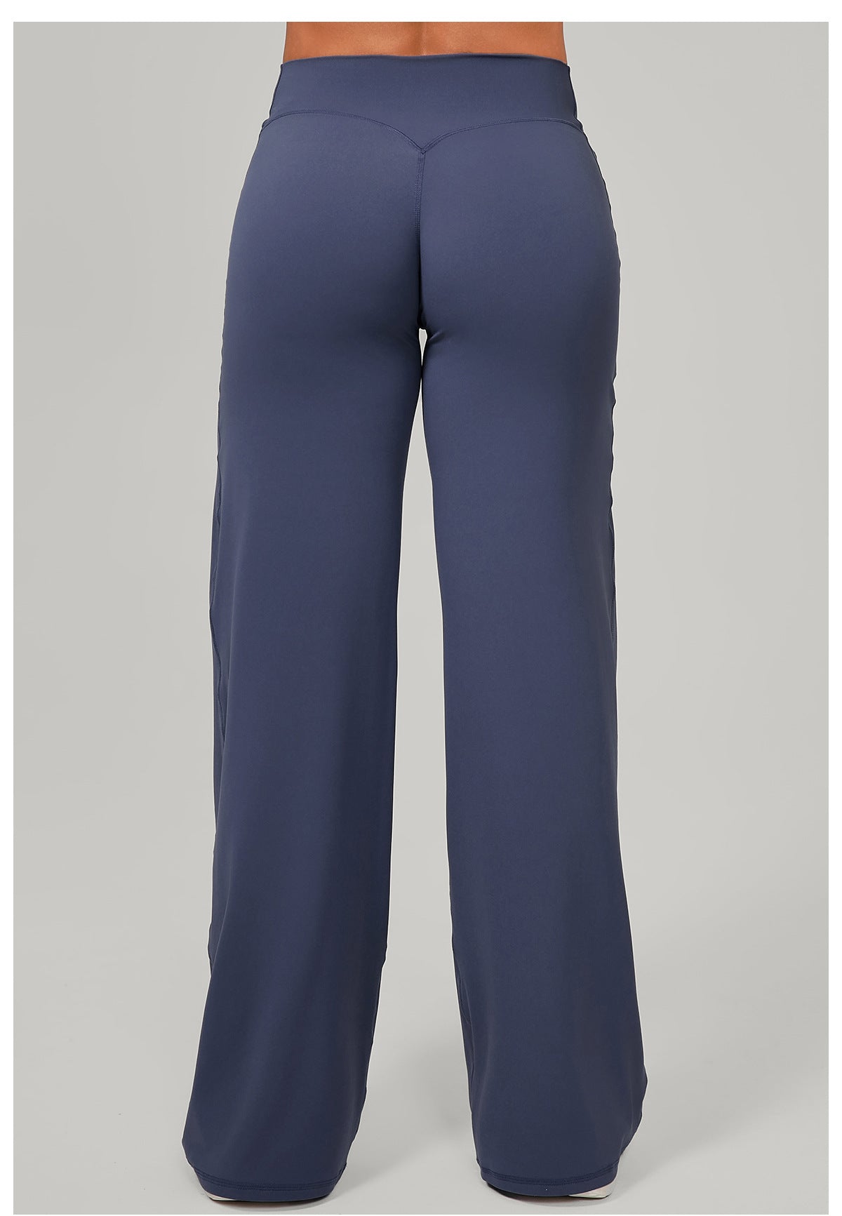 Cotton Blend Yoga Pants | High-Waisted, Straight Leg