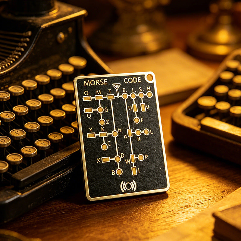 Morse Code DIY Kit | PCB Board with LED Light & Key