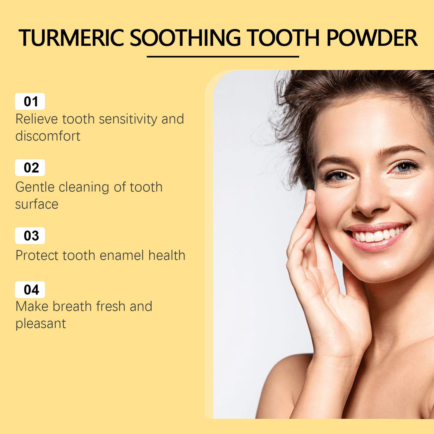 Turmeric Dental Powder | Oral Care & Teeth Cleaning
