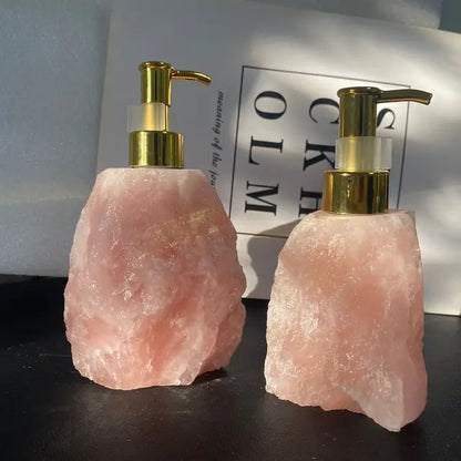 Pink Crystal Dispenser | 30ml Liquid Bottle