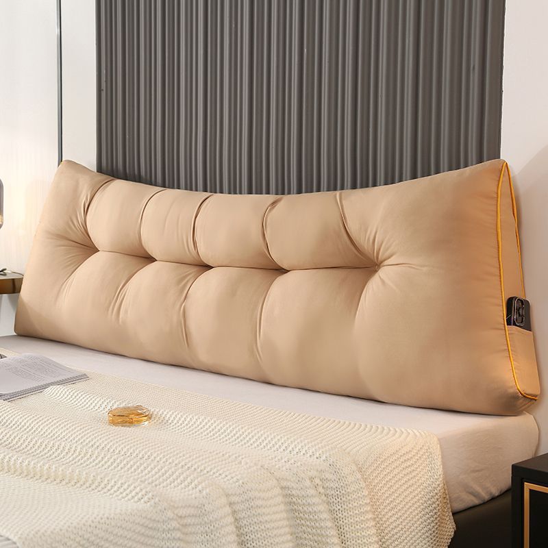Feather-Cotton Backrest | Classic Triangular Cushion