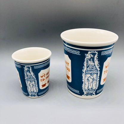 Ceramic Mug | NYC Paper Cup Style, 201-300ml