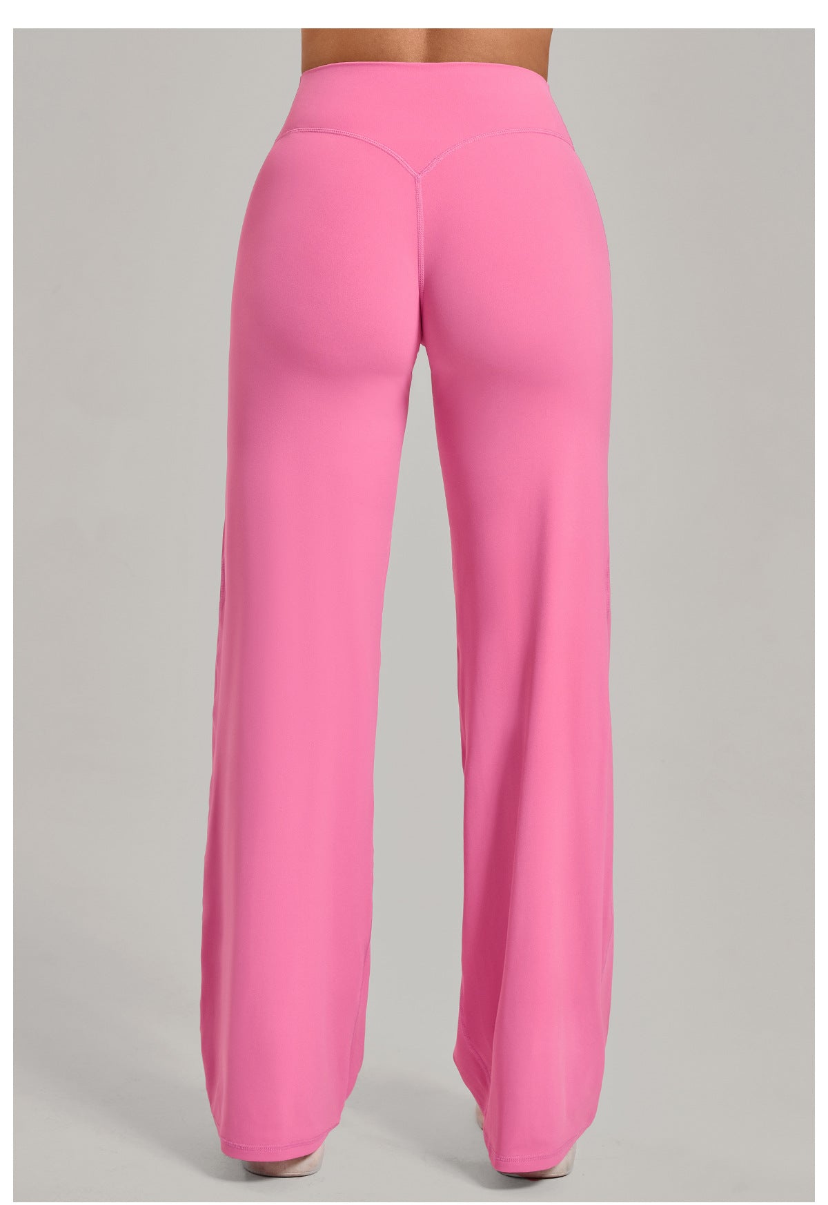 Cotton Blend Yoga Pants | High-Waisted, Straight Leg