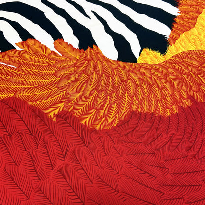 Silk Twill Square Scarf | Pegasus Angel Wings