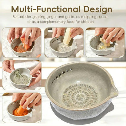 Durable Resin Garlic Grater & Peeler | Compact Tool