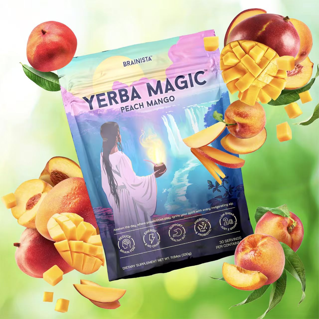 Instant Tea Powder | Peach & Strawberry Matcha Flavor