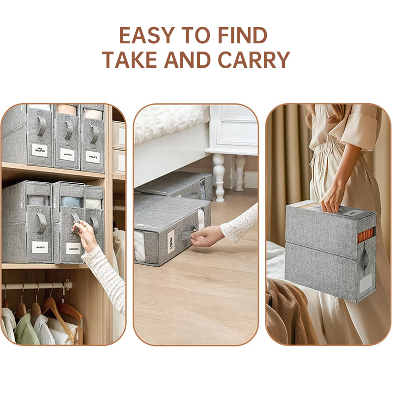 Storage Cubes | Compact Foldable for Linens & Towels