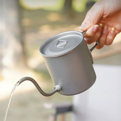 Titanium Pour-Over Kettle | 420ml, Foldable Handle