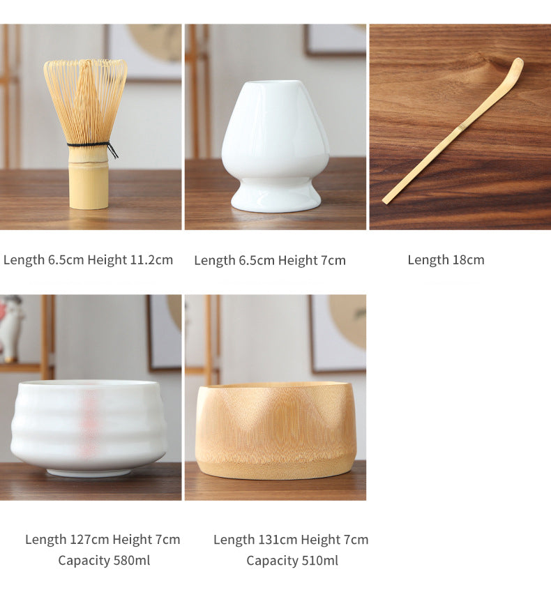 Matcha Tea Brush Set | Hyakumonari, Japanese Gift Box