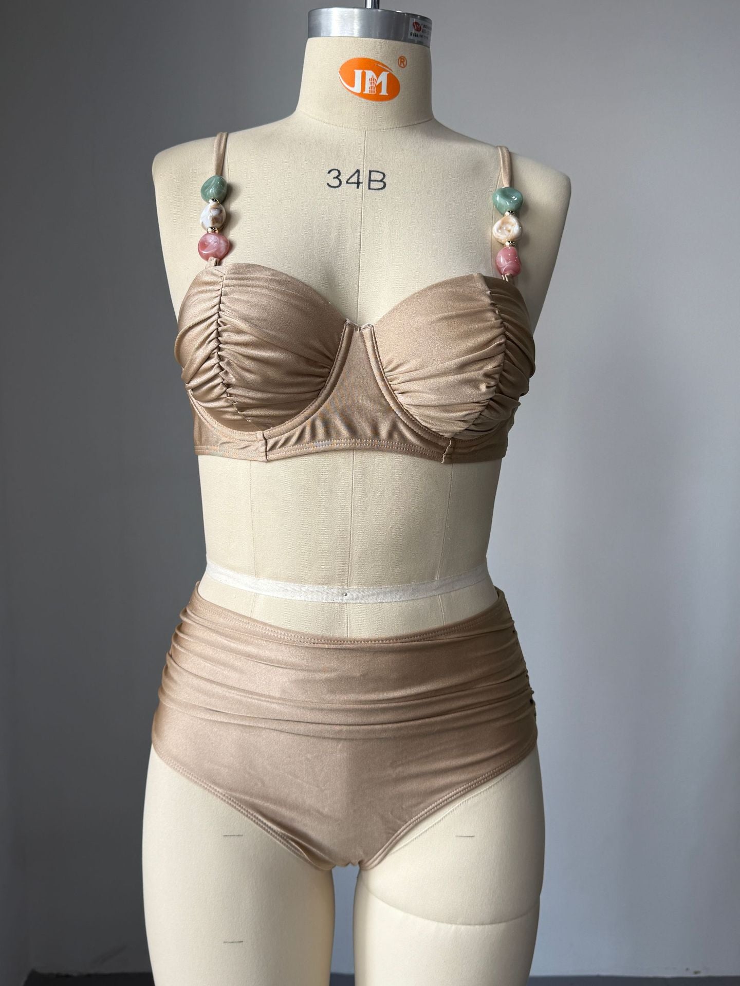 Polyester Split Swimsuit | Women's Beach Bikini