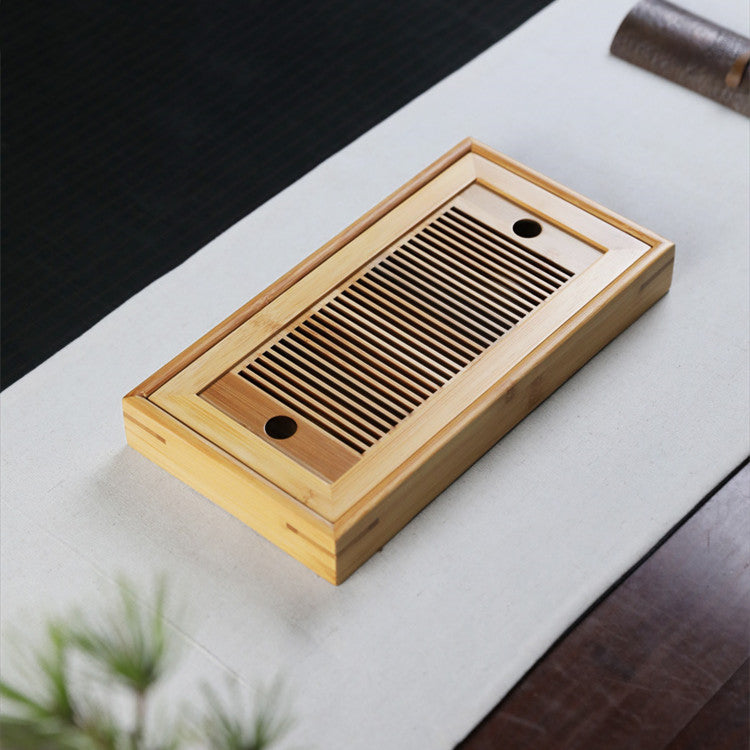 Bamboo Tea Tray | Simple Dry Brewing Table, Travel Set