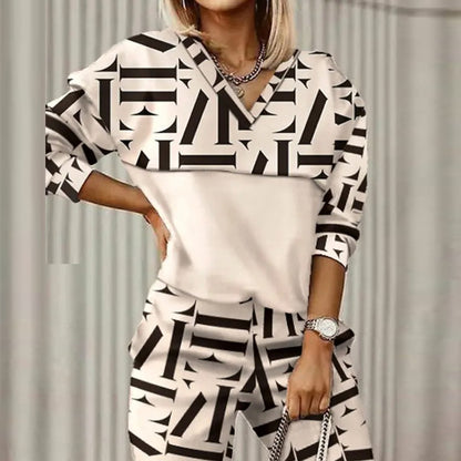 Polyester Fitted Hoodie and Pants Set | Khaki Black, Apricot