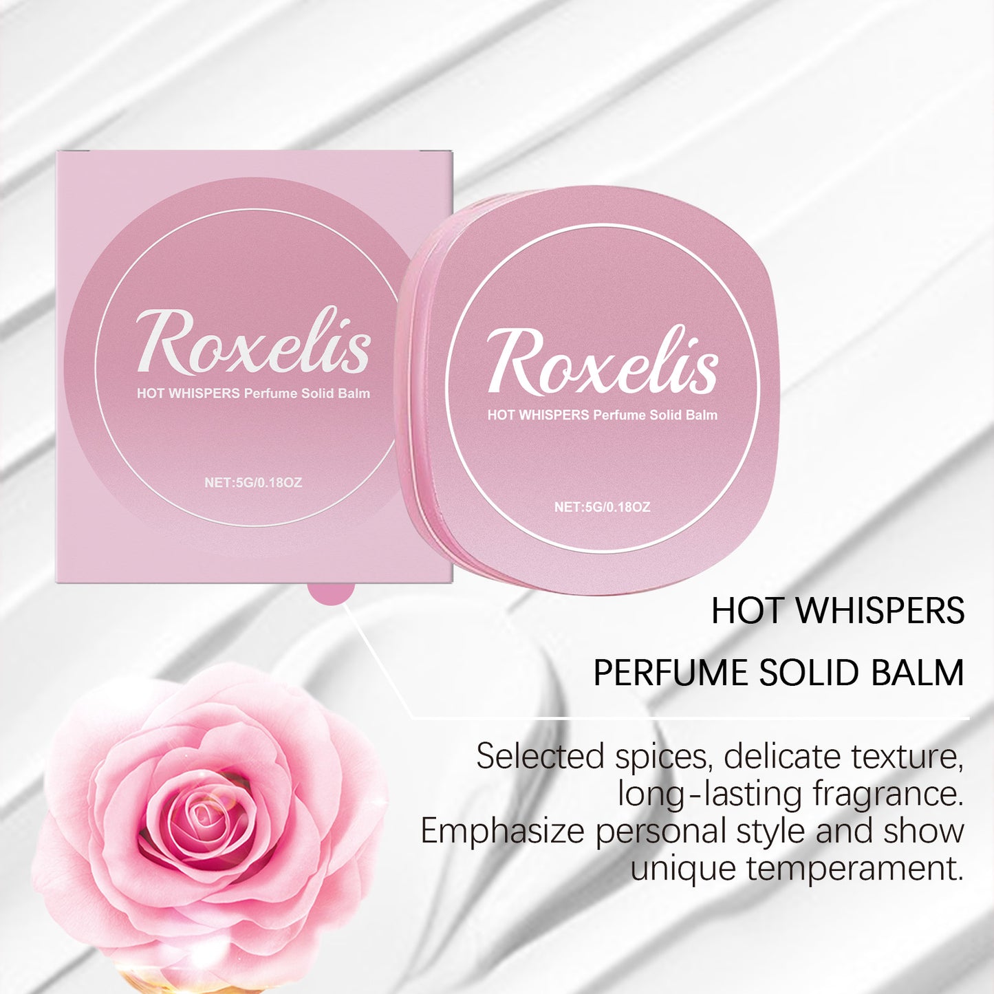 Rose Solid Balm | Elegant, Portable Fragrance