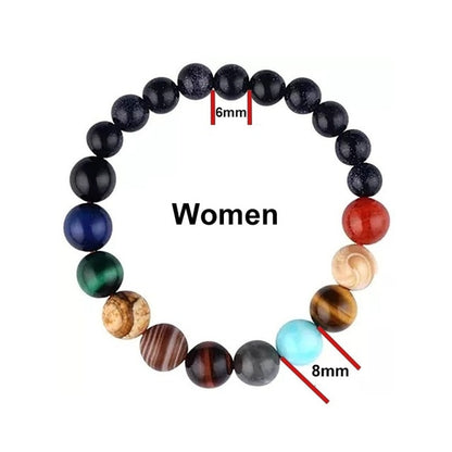 Natural Stone Bracelet | Yoga, Chakra, Galaxy