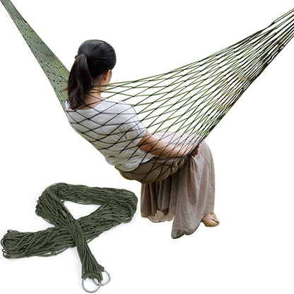 Nylon Hammock | Single-Person, Portable Outdoor Swing