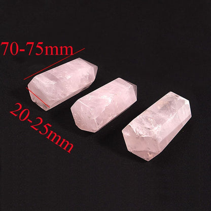 Natural Pink Rose Quartz Point | Healing Crystal Stone