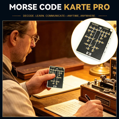 Morse Code DIY Kit | PCB Board with LED Light & Key