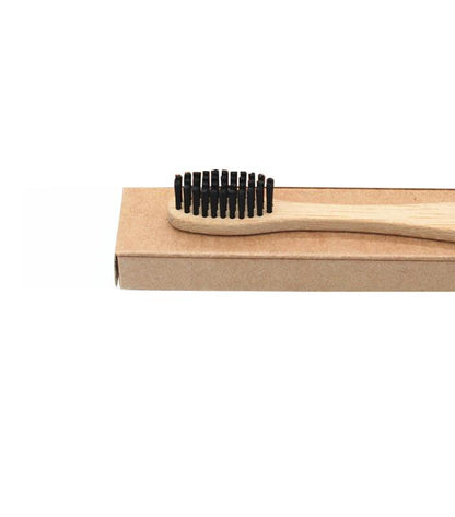 Bamboo Toothbrush | Charcoal Bristles, Natural Dental Care