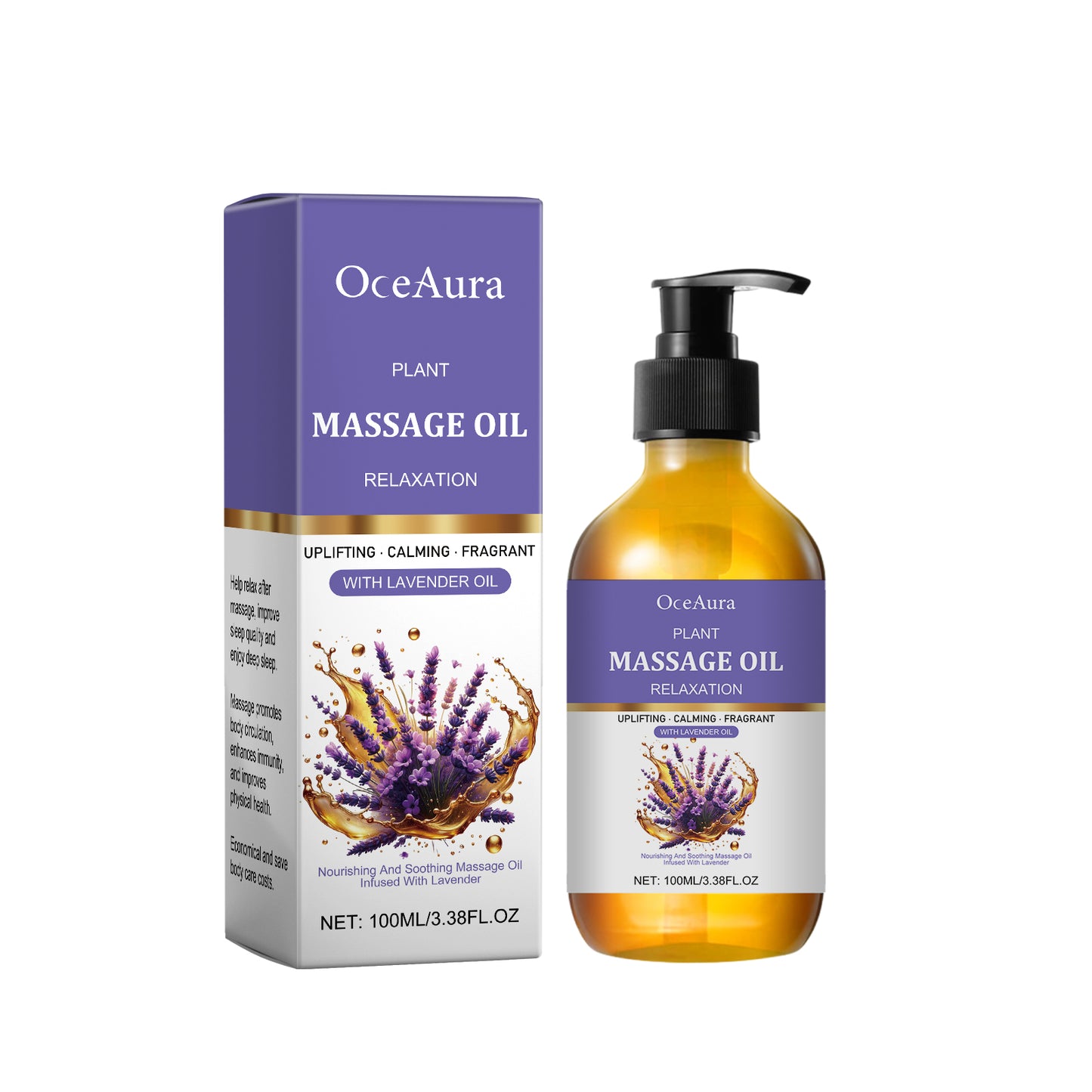 Lavender Essential Oil | Soothing Body Massage Oil