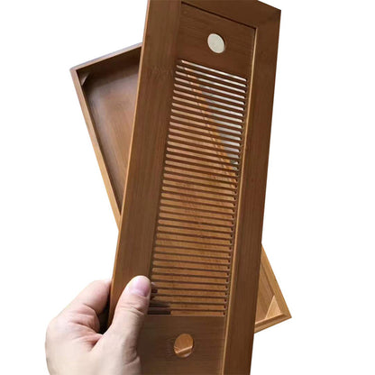 Bamboo Tea Tray | Simple Dry Brewing Table, Travel Set