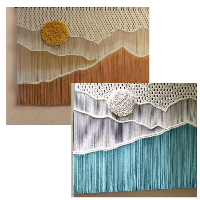 Pure Cotton Tapestry | Hand Dyed, Wall Carpet