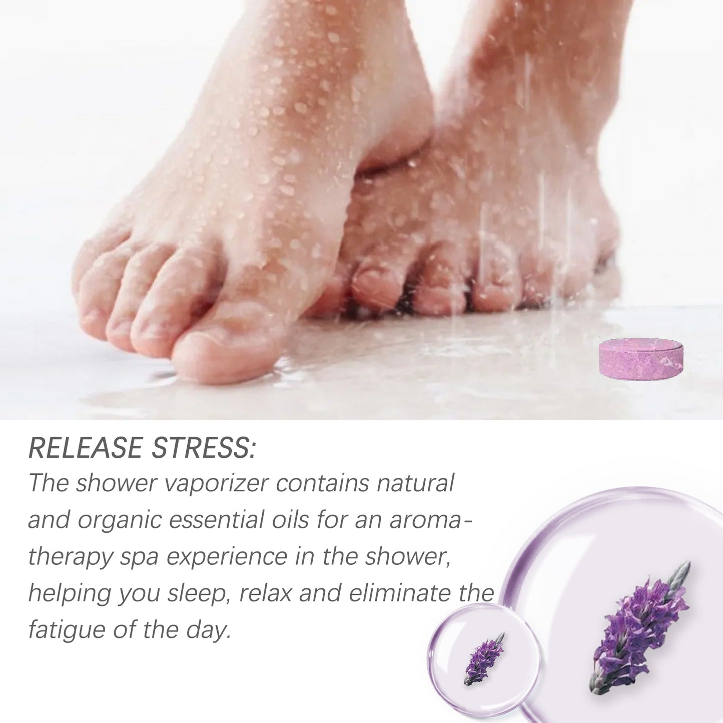 Aromatherapy Shower Tablets | Eucalyptus & Lavender