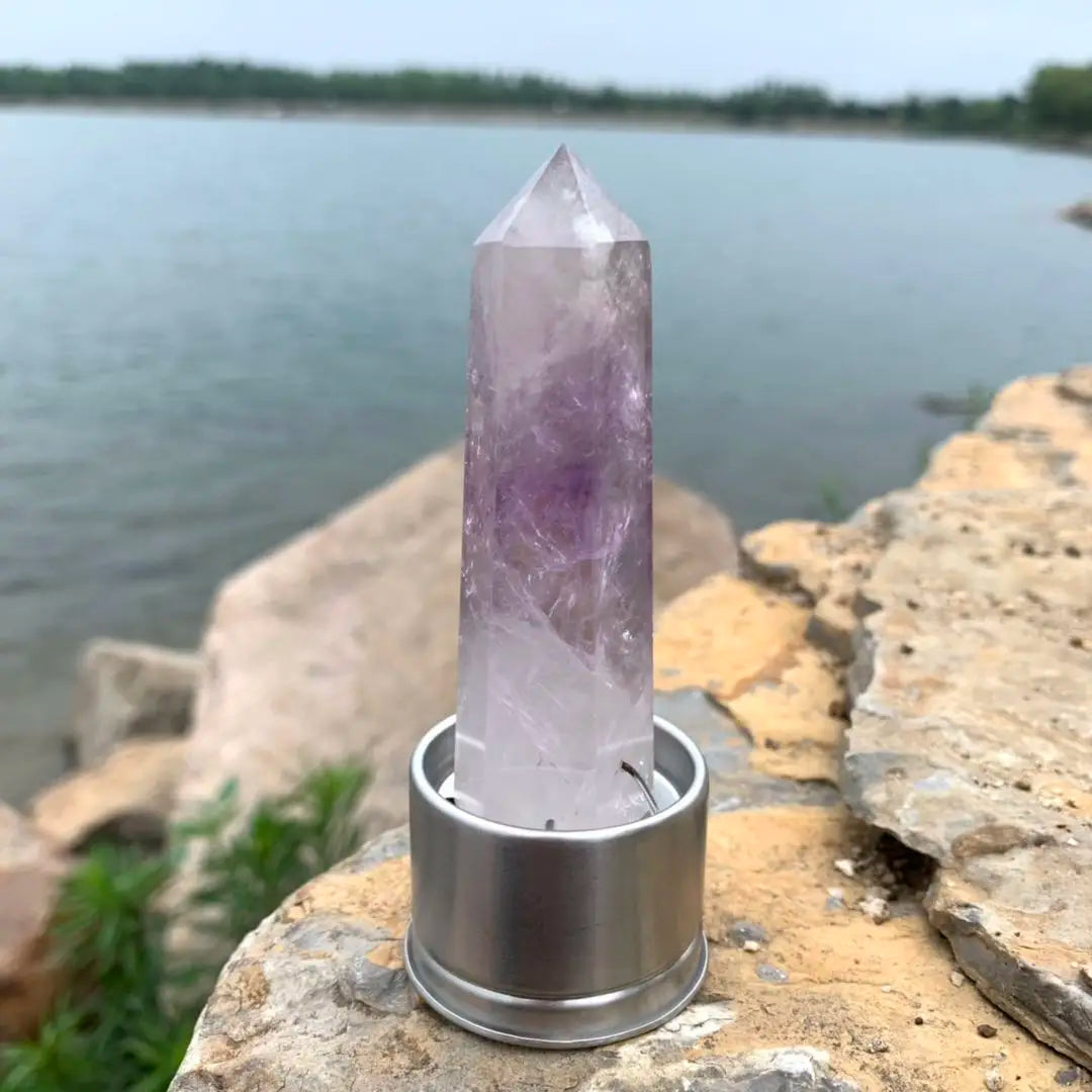 natural  Crystal Insert(for crystal point water bottles)