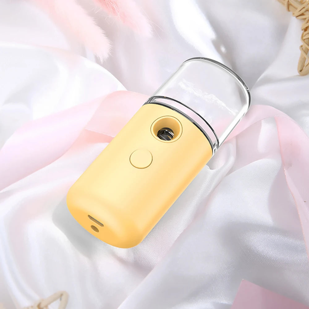 Nano Sanitizer Sprayer | USB Charging, Pink, Green, Yellow