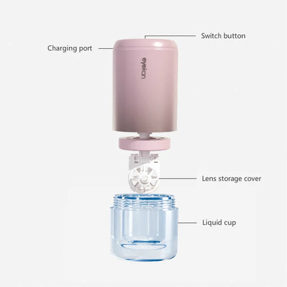 Ultrasonic Contact Lens Cleaner | Pink, Blue, Green, Silver