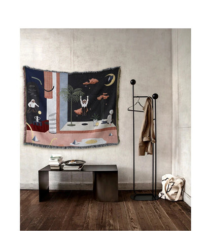 Throw Blanket | Nordic Design for Sofa & Travel